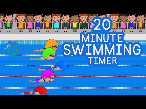 20 Minute Swimming Timer Kids Visual Timer