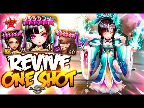 ONE SHOT REVIVE COMBO Demoralizes Enemies in Summoners War