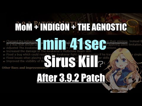 PoE 3.9 | 1min 41sec Sirus Kill after 3.9.2 patch (ALv8) - MoM Indigon Agnostic Miner Ascendant