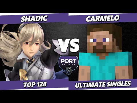 Port Priority 9 - Carmelo (Steve) Vs. SHADIC (Corrin) Smash Ultimate - SSBU