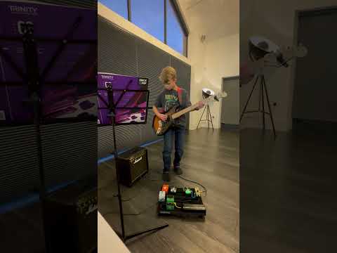 Trinity (FULL MARKS- distinction) guitar grade 8 rock and pop exam performance- Crazy Train 