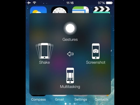 iPhone Assistive Touch Custom Gestures