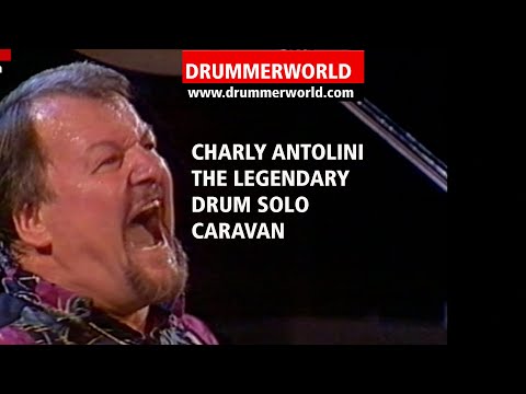 Charly Antolini: The legendary Drum Solo "CARAVAN" - #charlyantolini   #drumsolo #drummerworld
