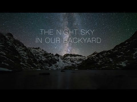 The Night Sky in our Backyard, by Mattia Bicchi