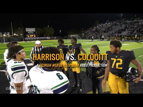 Harrison vs. Colquitt 2022 | GHSA 7A State Playoffs - High School Football Game Highlights