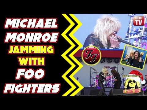 Michael Monroe jamming with Foo Fighters at Rock The Beach Festival in Helsinki!