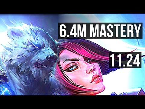 VOLIBEAR vs FIORA (TOP) | 6.4M mastery, 500+ games | BR Diamond | 11.24