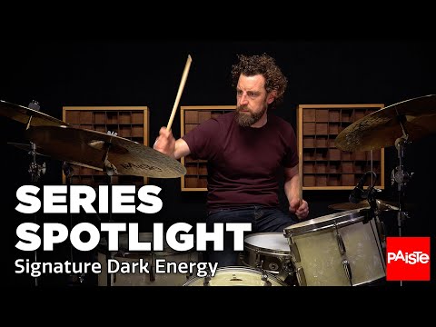Демонстрация звучания тарелок Paiste Signature Dark Energy