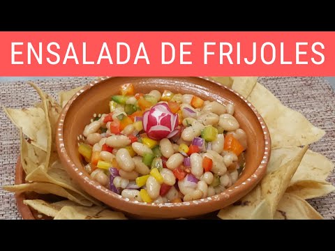 Ensalada de frijoles.- RecetasdeLuzMa