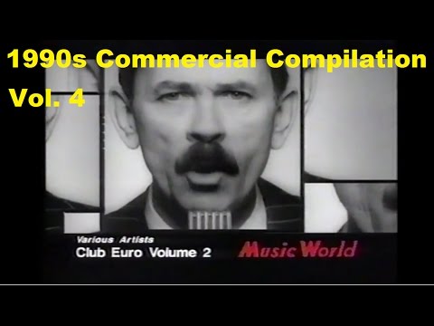 1990's TV Commercial Compilation Volume 4 (Mostly 1995) With Skatman
