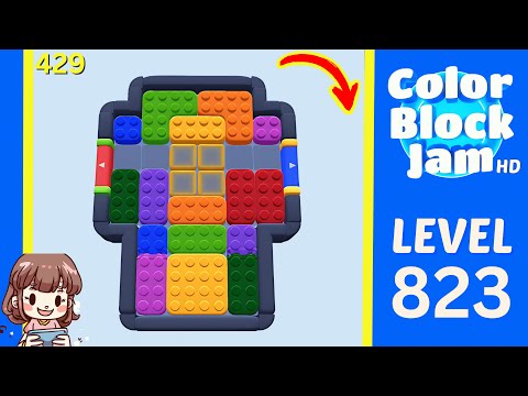Color Block Jam Level 429 (823) Solution Walkthrough