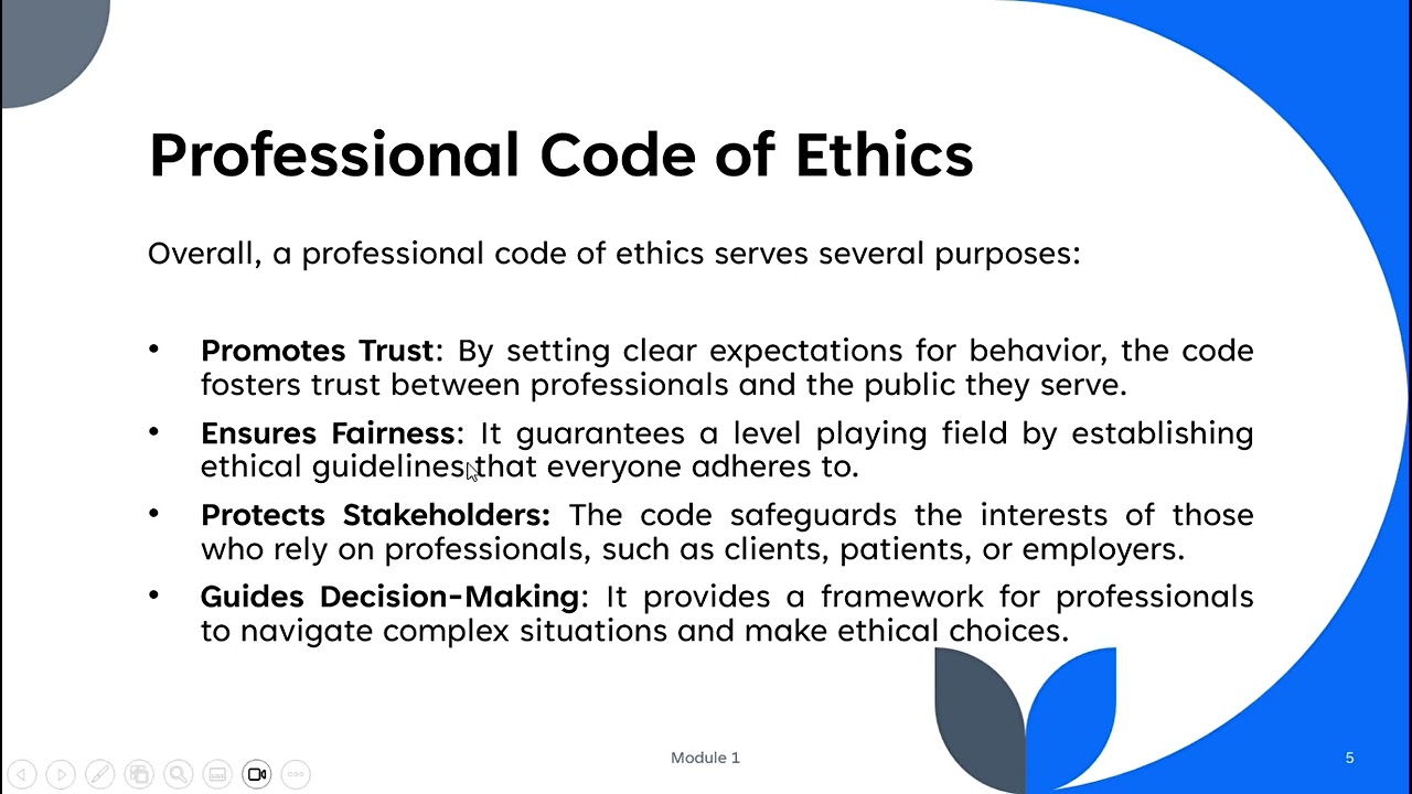 Module 5 Understand ISC2 Ethics