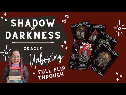 Shadow of Darkness Oracle Deck: Unboxing + Full Flip Through