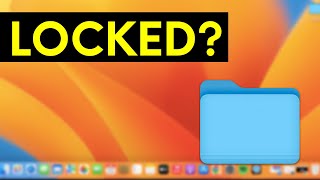 How To Lock a Folder in Macbook Air / Pro or iMac