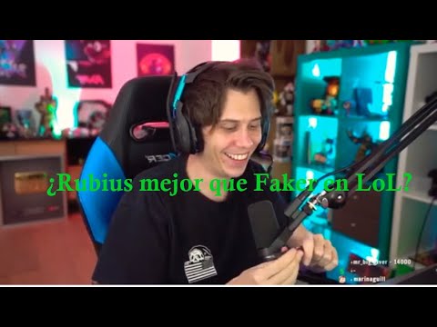Rubius dice que será mejor que Faker. ¿Su equipo favorito es G2?