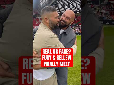 TYSON FURY & TONY BELLEW FINALLY CROSS PATHS | WAS THIS GENUINE OR FAKE?