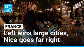 French left wins over country's largest cities in municipal election • FRANCE 24 English