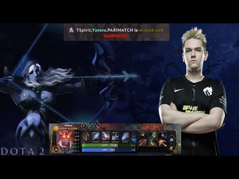 YATORO RAMPAGE - YATORO DRAW RANGER RAMPAGE IN IG vs SPIRIT TI10 PLAYOFFS