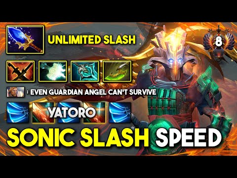 EPIC SONIC SLASH SPEED By Yatoro Juggernaut Aghs Scepter + Mjollnir Even Omniknight Can't Survive