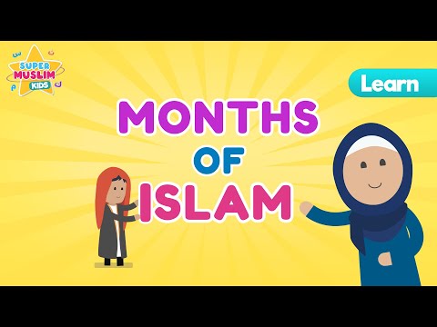 Learn the Months of Islam - Vocals Only - Fun - Educational - Kids @Supermuslimkids