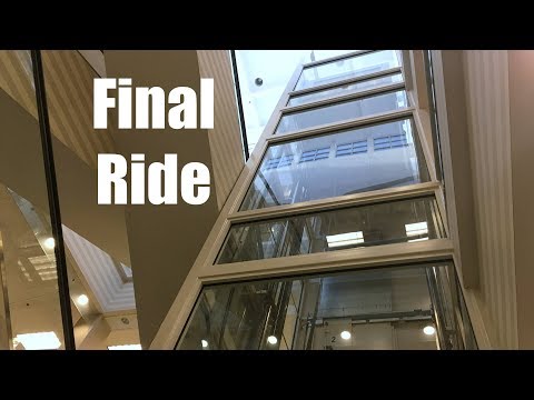 FINAL RIDE! Scenic Schindler MT Hydraulic Elevator @ Sears - South County Mall