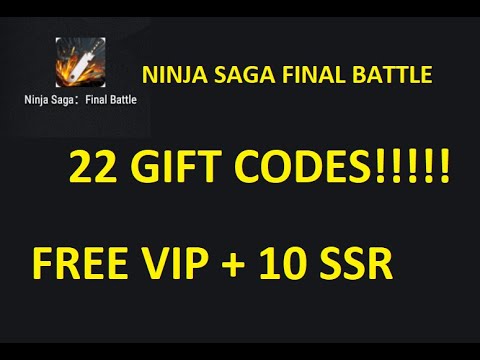 Ninja Saga : Final Battle 22 GiftCodes | Fate Night : Hero Return | ninja saga final battle codes
