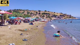Hidden Paradise in Turkey Ahmetbeyli Public Beach (4K UHD) Ahmetbeyli Halk Plajı