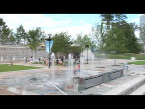 Woodlands Waterway Square by Crystal Fountains - The Woodland, USA