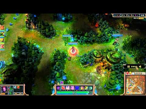 Example of early game with Jungle Elise