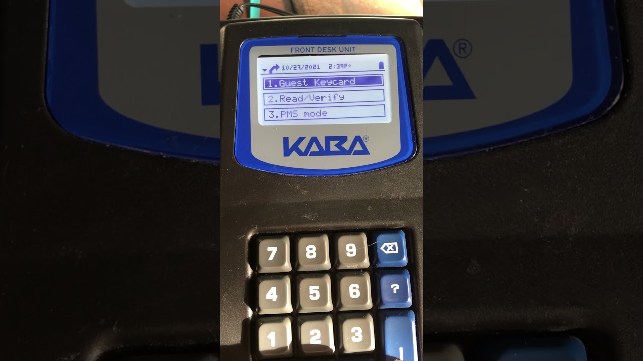 How to Change System Technology on KABA G4 FDU