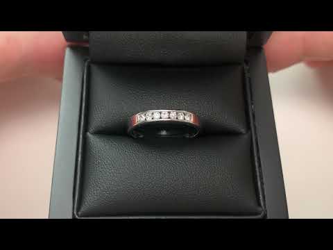 Diamond 7 Stone Ring 0.25ct, 9k White Gold