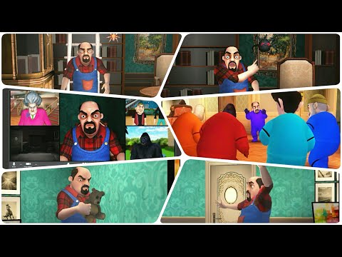 Scary Stranger 3D - All Ending Scenes Chapter Easter Special (Android,iOS)