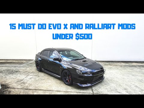 15 Evo X and Ralliart Mods For Under $500!!