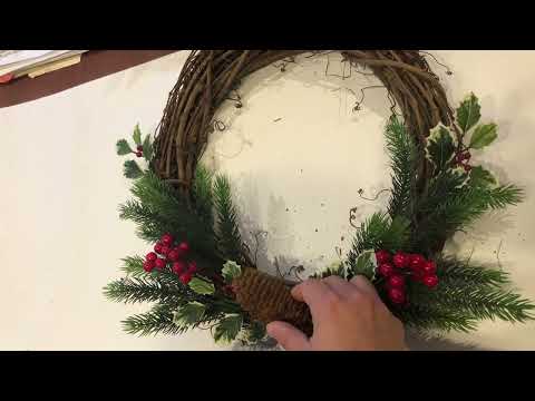 Diy Holly Wreath