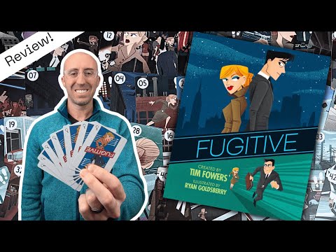 The Fun is in the Chase | Fugitive | Board Game Review