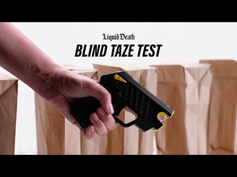 Electrotherapy For Haters: Liquid Death Blind Taze Test