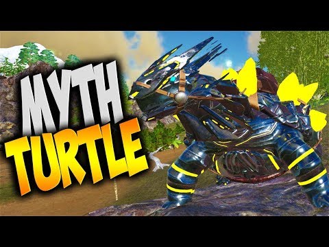 Ark: Survival Evolved - MYTH TURTLE & MYTH ALIEN WOLF  (Ark Foreworld Myth) Modded Ark Part 8