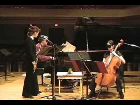Dolce Suono Trio Plays George Crumb's Vox Balaenae Part 2 or 2