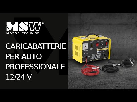 Video - Caricabatterie per auto professionale - 12/24 V - 8/12 A