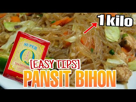 1 KILO  Pansit Bihon Recipe | ( EASY TIPS )  How to cook PANSIT BIHON | PANSIT RECIPE |