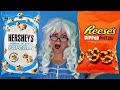 Granny McDonald S GIANT Reese S And Hershey S Popcorn Pretzels Taste Test