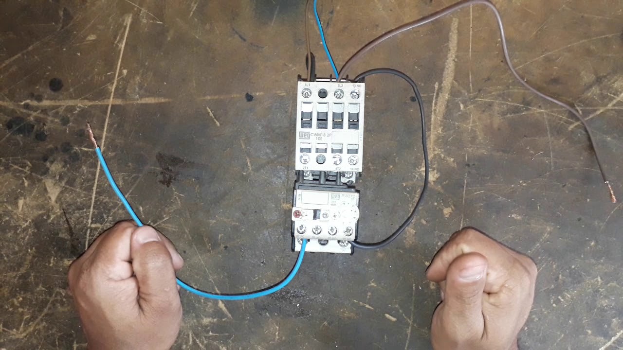 como ligar chave contatora 220 v no compressor