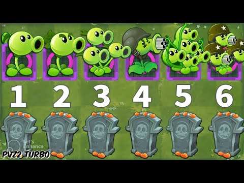 PvZ 2 Challenge - Random Pea & 15 Plant Food Vs 99 Gravestones - Who Will Win?