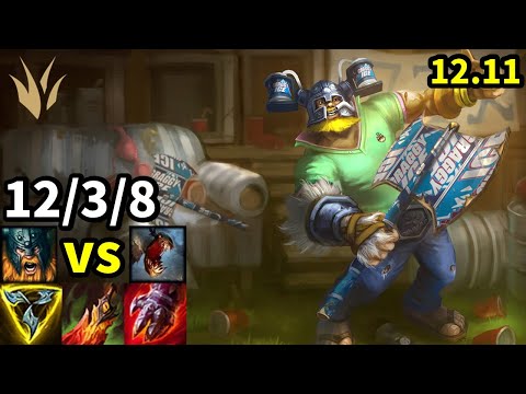 Olaf Jungle vs Fiddlesticks - EUW Master | Patch 12.11