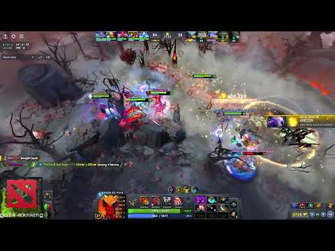 2. Dota 2 Highlight Rampage hunters Queen of Pain #shorts