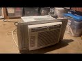 2012 Frigidaire 5 000 BTU Window Air Conditioner Startup Shutdown