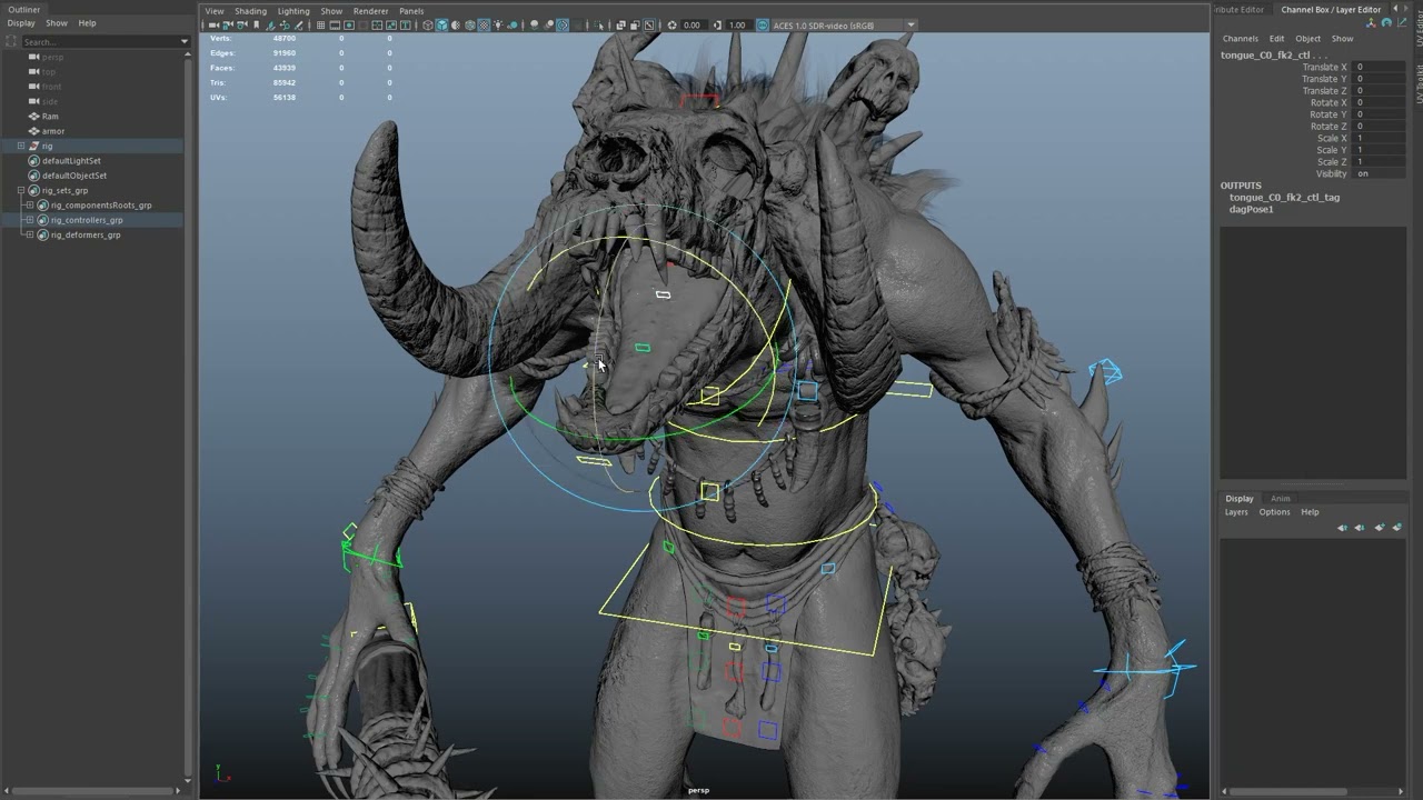 Wendigo Ram Model 3D