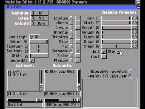Tutorial AKWF For Amiga (MusicLine Editor Version)
