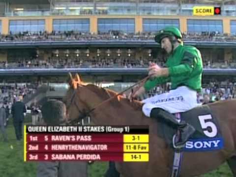 Raven's Pass wins the Queen Elizabeth II Stakes at Royal Ascot