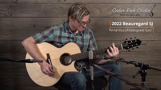 Video thumbnail for 2022 Beauregard SJ (Pernambuco/Mastergrade Euro Spruce) played by Matt Thomas by Cedar Rock Studio Guitar Gallery